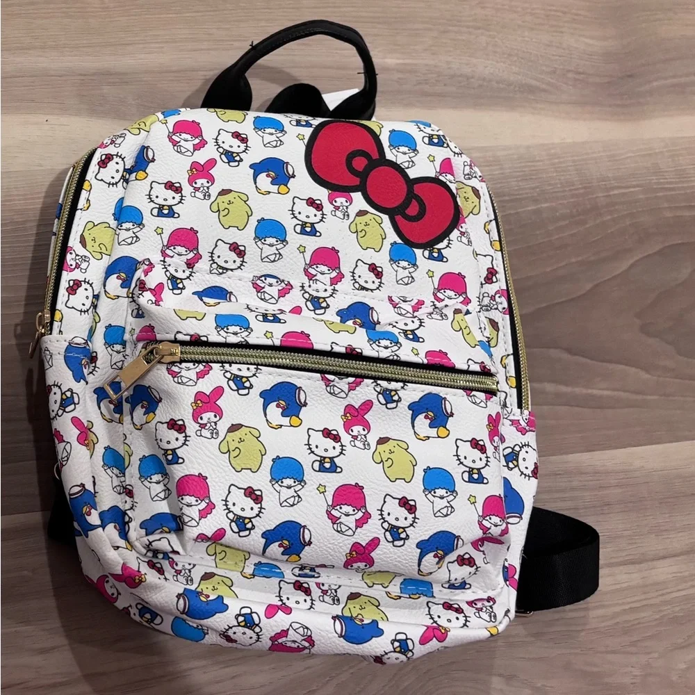 2-1 NEW Sanrio Hello Kitty & Friends backpack Mini ++Kitty desk clock